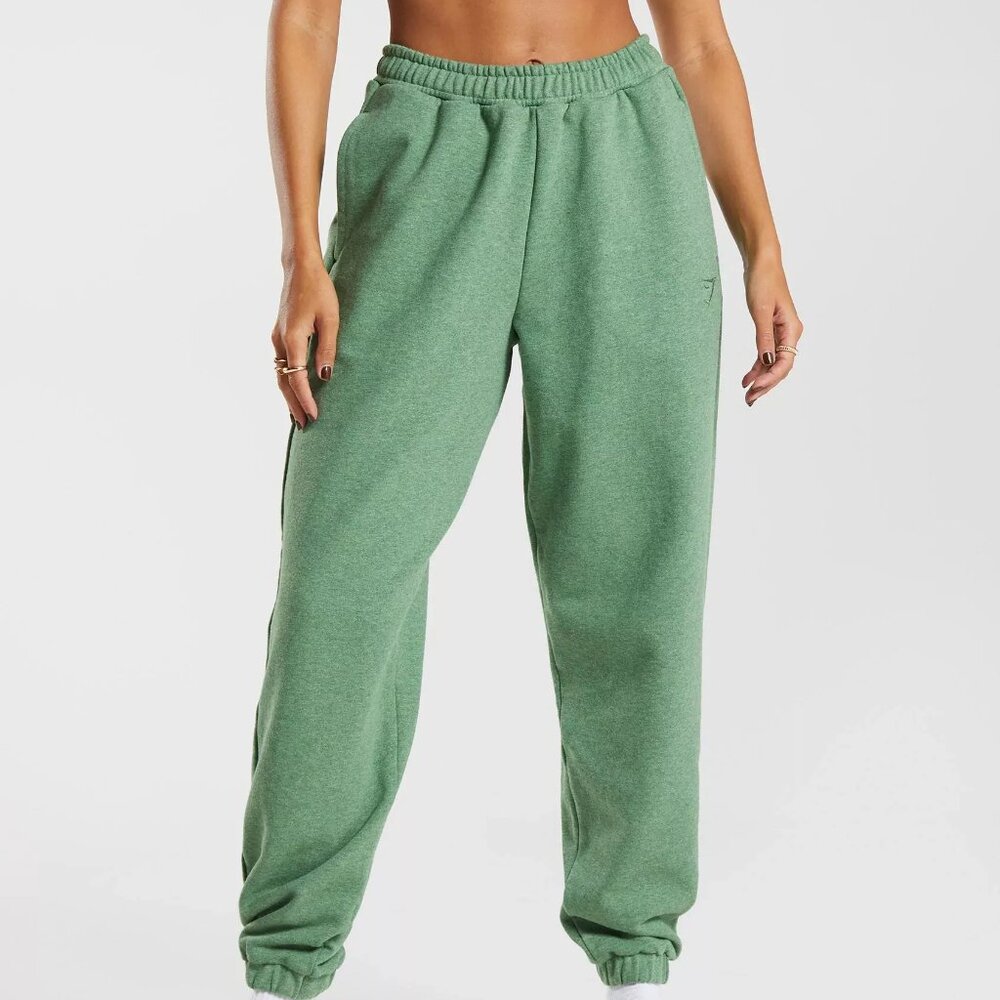 Gymshark Rest Day Sweats crocodile green marl size S